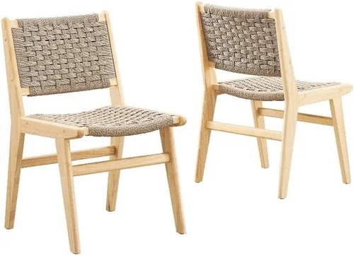 Vista 11 de Modway Saoirse - Sillón decorativo de madera de imitación en color negro natural