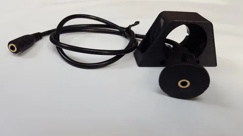 Vista 2 de GROM audio Cable auxiliar hembra de 0.138 in de montaje empotrado C-FM35 de 1,5 pies