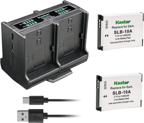 Vista 6 de Kastar Cargador de batería cuádruple compatible con JVC BN-VH105 BN-VH105E BN-VH105EU BN-VH105US GC-XA GC-XA1 ADIXXION GC-XA1BUS ADIXXION GC-XA2
