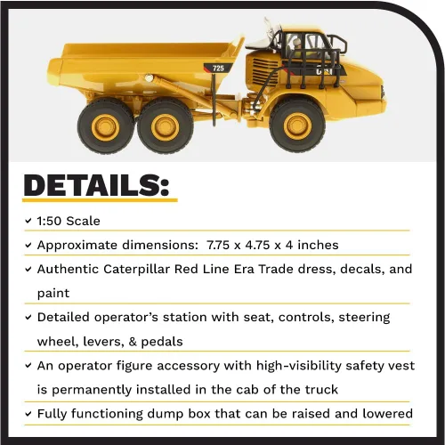 Vista 4 de Caterpillar 777D Off Highway Truck Core Classics Series Vehículo