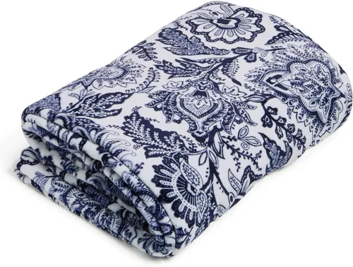 Vista 25 de Vera Bradley cobija de felpa extragrande para mujer, Individual/individual XL