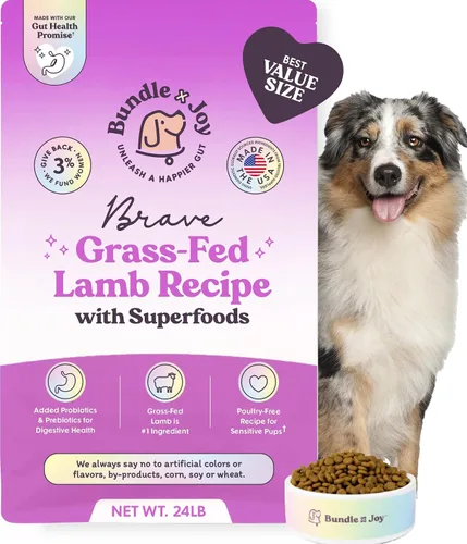 Vista 20 de Bundle x Joy Golden Probiotic - Comida seca para perros con probiótico dorado, pollo, bolsa de 4 lb, croquetas para adultos con pollo libre