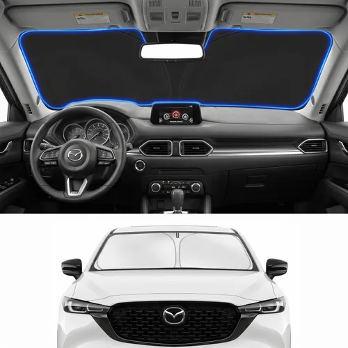 Vista 118 de Parasol para parabrisas para BMW X1 E84 2016-2024 2025, accesorios – Cubierta de parasol para parabrisas de ventana delantera, ajuste personalizado