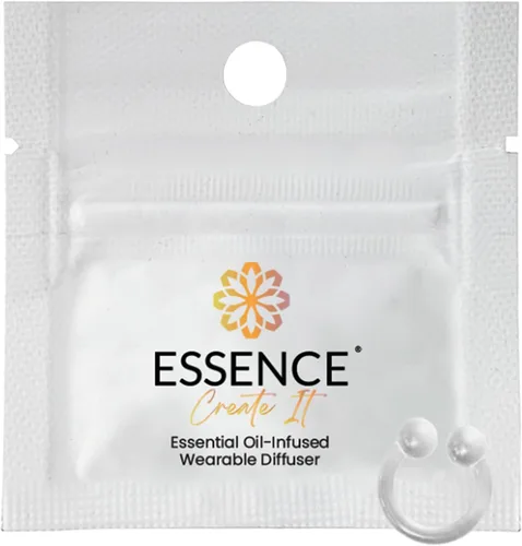 Vista 8 de Essence - Difusor nasal de aromaterapia portátil, anillo de nariz de aceite esencial de bergamota, inhalador de silicona para apoyo del estrés