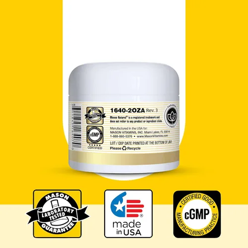 Vista 6 de MASON NATURAL Crema de belleza de aceite de coco, hidratante hidratante con colágeno para una piel suave y firme, 2 onzas, paquete de 3