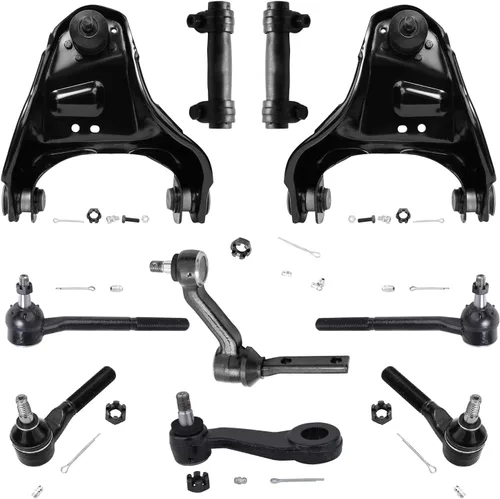 Vista 203 de Detroit Axle - Kit de suspensión delantera de 10 piezas para Chevrolet Trailblazer GMC Envoy 2004-2007 2005 2006 Soportes de brazo de control