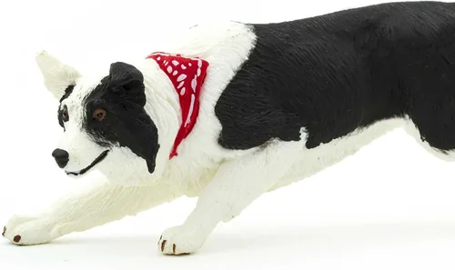 Vista 6 de Safari Ltd. Figura de Border Collie – Figura detallada de plástico de 5 pulgadas – Divertido juguete educativo para niños, niñas y niños a partir