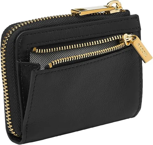 Vista 4 de Fossil Cartera Liza de piel con cremallera L para mujer