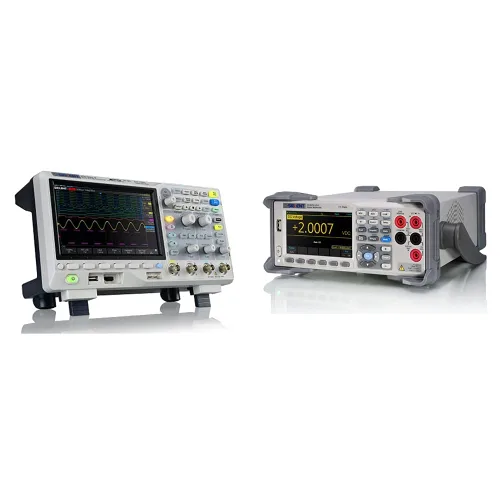 Vista 6 de Siglent Technologies SDS1104X-E - Osciloscopio digital de 100 Mhz, 4 canales, decodificador estándar, gris