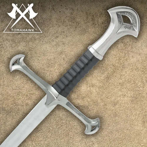 Vista 5 de Tomahawk Espada ancha corta de guerrero de la Edad Media