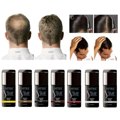Vista 6 de Empire Hair Max - Corrector de pérdida de queratina para aumentar la pérdida de queratina (0.88 onzas) (gris)