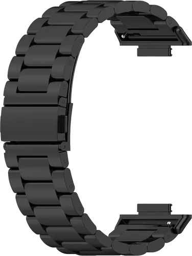 Vista 3 de Correa de reloj de repuesto compatible con Huawei Watch Fit 2, correa de repuesto de metal de acero inoxidable, accesorios compatibles con Huawei
