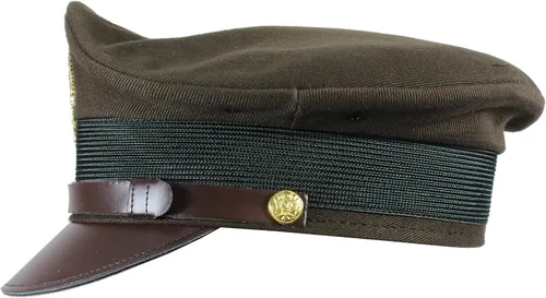 Vista 4 de Epic Militaria Replica WW2 US Army oficiales visera Cap