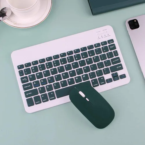 Vista 4 de ZGSENLAN - Funda con teclado de mouse para Galaxy Tab S6 Lite de 10.4 pulgadas 2024/2020/2022, SM-P620/P625/P610/P613/P615/P619, teclado Bluetooth
