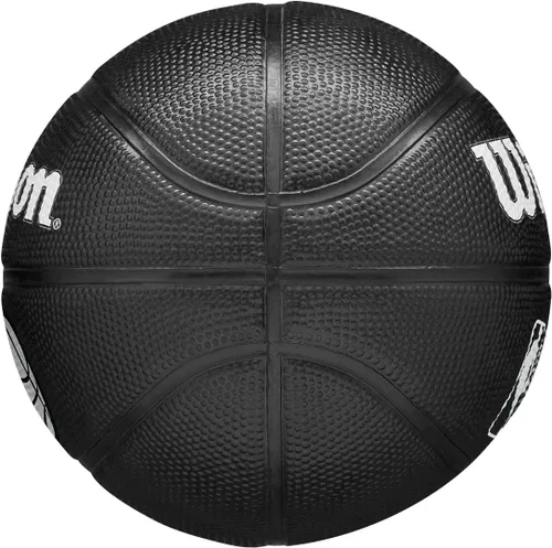 Vista 4 de Wilson Team Tribute Brooklyn Nets Mini Ball WZ4017604XB, Balones de baloncesto unisex, negro, 3 UE