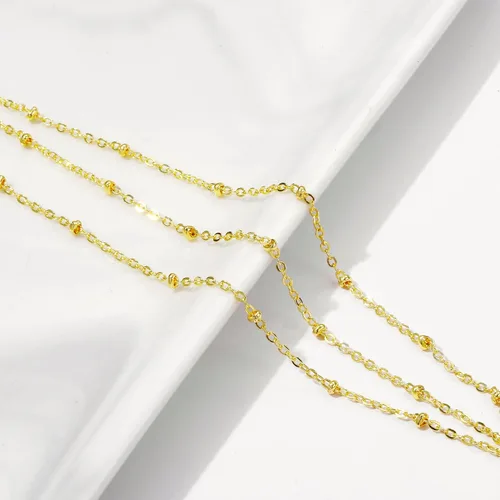 Vista 29 de Collares en capas para mujer, chapados en plata, delicada cuerda torcida de serpiente, delicado collar en capas, gargantilla de diferentes