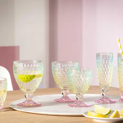 Vista 5 de Villeroy & Boch Boston Pearl - Vaso de cristal para bebidas frías y calientes, 11 onzas, fabricado en Alemania, apto para lavavajillas