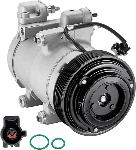 Vista 40 de BDFHYK Compresor de aire acondicionado con embrague compatible con Ford F-250 F-350 Super Duty 6.2L 2017-2019, F-450 F-550 Super Duty 6.8L