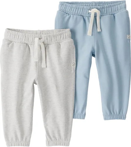 Vista 18 de Little Planet by Carter's Baby 2-Pack Pants Made with Organic Cotton Gris/ Azul