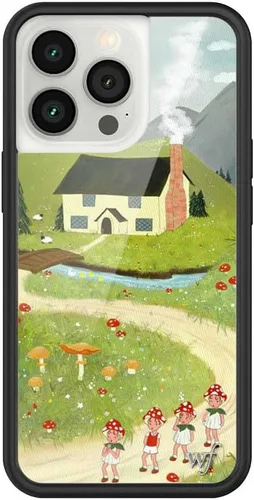 Vista 3 de Wildflower Cases - Funda Antonio Garza, Compatible con Apple iPhone 13 Pro Colaboración, Galaxy, Púrpura, Rosa, Años 2000, Moderna - Protector