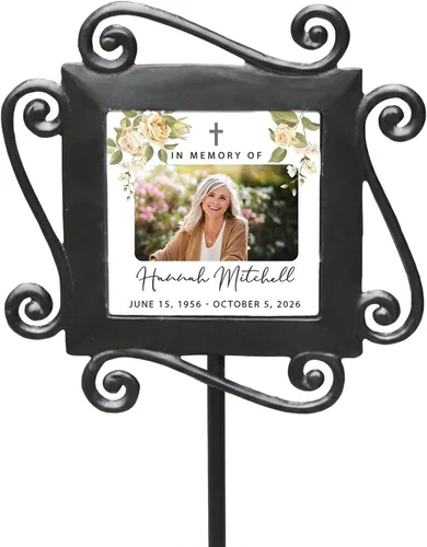 Vista 13 de GiftsForYouNow, estaca de jardín conmemorativa para mascota de hierro forjado, 28 x 8.5
