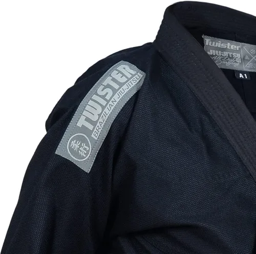 Vista 7 de Twister Challenge Jiu Jitsu Gi, Uniforme Jiu Jitsu, Competencia Profesional Tela de alta calidad Viene con Cinturones Blancos