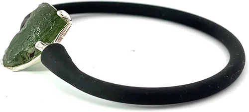 Vista 3 de Pulsera Piedra Moldavita por Stones Desire