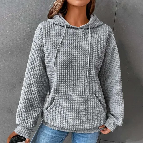 Vista 6 de SHAOBGE Sudaderas con capucha de gran tamaño para mujer, sudaderas con capucha para entrenamiento, suéteres casuales y cómodos trajes de moda