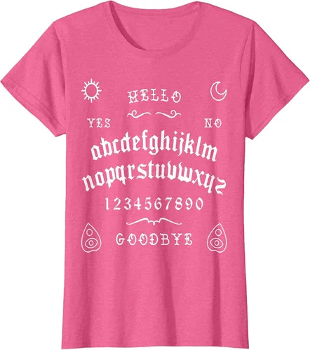 Vista 32 de Camiseta inspirada en la tabla Spirit Board Ouija Asphalt Grey