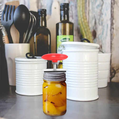 Vista 5 de PRETYZOOM Abridor de tarros multiusos resistente al desgaste, abrelatas de botellas pequeñas, suministros para cocina