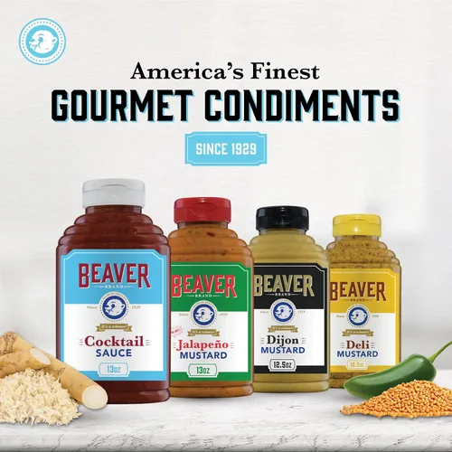 Vista 6 de Beaver Brand - Salsa de cóctel con rábano picante recién rallado, 13 onzas, salsa de cóctel de mariscos y camarones