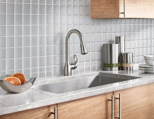 Vista 2 de Moen CA87011SRS Touch-on-Kitchen-Sink-grifos, resistente al punto inoxidable