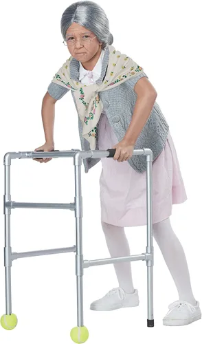 Vista 4 de California Costumes - Kit de disfraz infantil de abuela Babushka