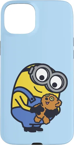 Vista 8 de iPhone 13 Despicable Me Minions Bob Holding Teddy Bear Case