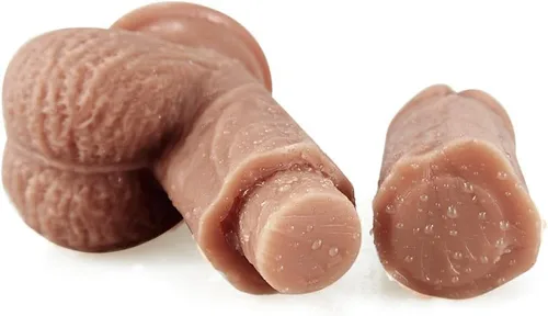 Vista 2 de Consolador realista de silicona de 9 pulgadas, consoladores grandes suaves para mujeres con ventosa fuerte para manos libres, juguete sexual
