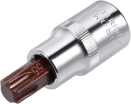 Vista 11 de uxcell Longitud del acero 180.4 ft m del zócalo S2 de la broca Torx de la impulsión de 1/2 pulgada T25