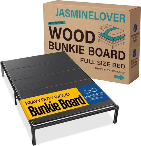 Vista 9 de Bunkie Board Twin 38x75 Base de madera reforzada resistente para debajo del colchón