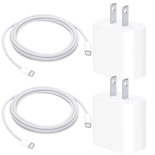 Vista 9 de Cargador Airpods Pro de 2ª/3ª generación, cable de carga USB-C Airpods 4 de 20 W, cable tejido USB C a USB C para AirPod Pro 3 (2025), auriculares