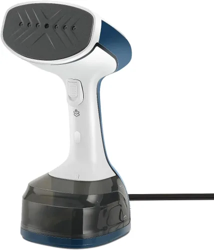 Vista 9 de Sunbeam 1200W Vaporizador de mano para ropa con explosión de vapor, configuración de vapor dual, calentamiento rápido de 30 segundos, accesorio