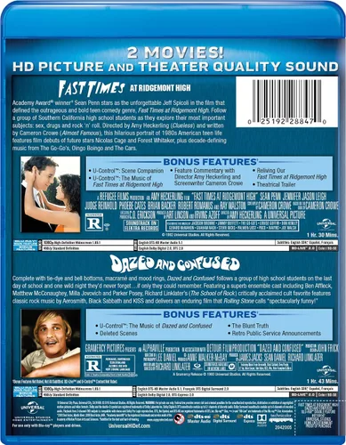 Vista 2 de Fast Times at Ridgemont High Dazed and Confused Double Feature Blu-ray