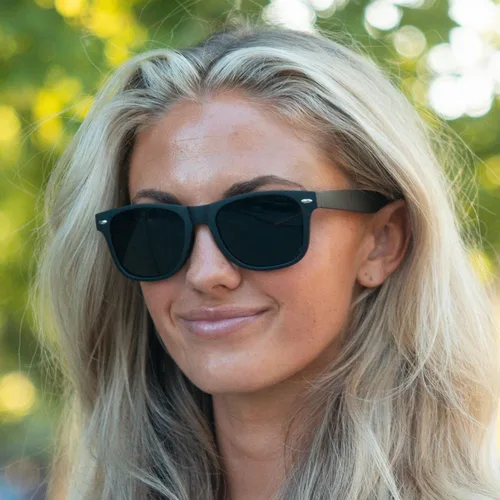 Vista 3 de Basik Eyewear, anteojos de sol oscuros, estilo retro y casual para caminar, años 80, UV400