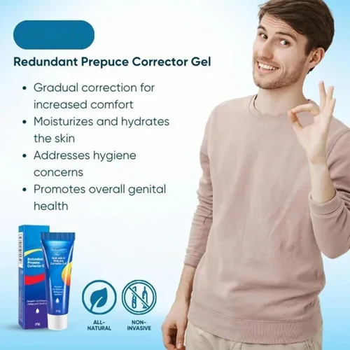 Vista 3 de Gel corrector de prepucio redundante, gel corrector de prepucio redundante profesional, efecto rápido (2PCS)