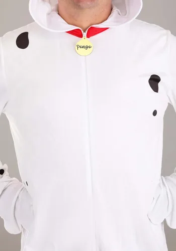 Vista 9 de Disfraz de Pongo de Disney 101 Dálmatas, overol dálmata de una pieza para cosplay, disfraces y Halloween