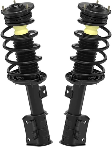 Vista 25 de Detroit Axle - Puntales 4WD para Ford Expedition Lincoln Navigator 1997-2002, 4 puntales completos con muelle helicoidal delantero trasero 1998 1999