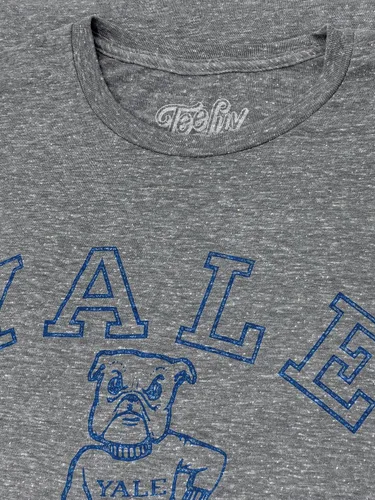 Vista 2 de Tee Luv Camisa de la Universidad de Yale para hombre - Camiseta de los Bulldogs de Dan Yale