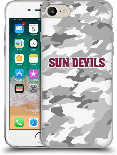Vista 110 de Head Case Designs Funda de gel ASU Camou con licencia oficial de la Universidad Estatal de Arizona [protección de grado militar] compatible