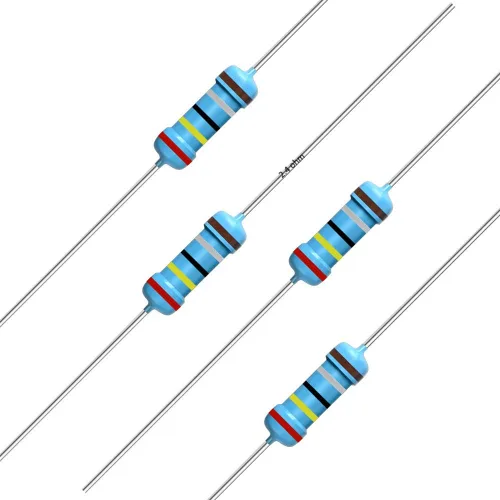 Vista 20 de California JOS - 100 resistencias de 0.24 ohm 1/2 W (0.5 vatios) ±1% tolerancia de película metálica, resistencia fija múltiple de valores