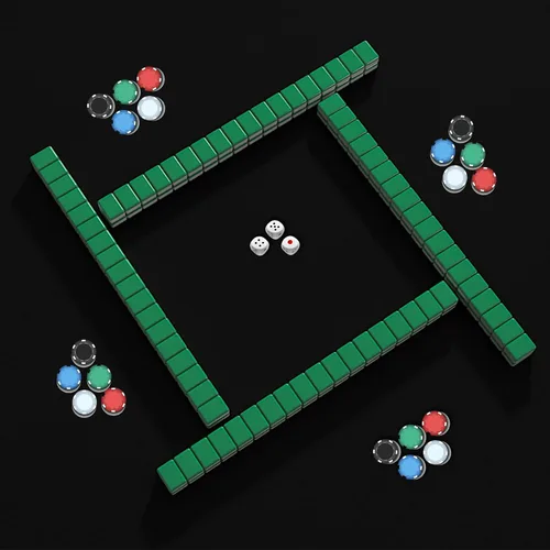 Vista 6 de GSE Games & Sports Expert Alfombra de juego antideslizante de goma de 32 x 32 pulgadas, alfombrilla de mesa para Mahjong, dominó, cartas de póker