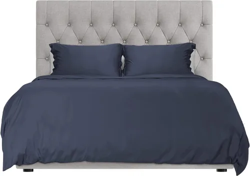 Vista 5 de Hotel Sheets Direct Juego de Funda de Edredón de 2 Piezas Twin, Funda de Edredón y Consolador 100% Viscosa Derivada de Bambú con 1 Funda