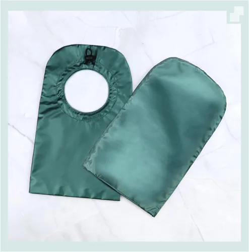 Vista 3 de rainbowstar 2 fundas para bolsas de ostomía para ducha de ostomía, impermeables, reutilizables, para hombres y mujeres, protector de ducha